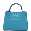 Hermes Kelly Retourne 28 Turquoise Togo GHW
