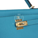 Hermes Kelly Retourne 28 Turquoise Togo GHW