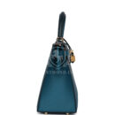 Hermes Kelly Sellier 28 Casaque Vert Cypres and Vert Bosphore Epsom GHW