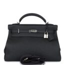 Hermes Kelly 42 Maxi Plomb Togo PHW