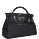 Hermes Kelly 42 Maxi Plomb Togo PHW