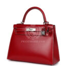 Hermes Kelly Sellier 28 Rouge Piment Box PHW
