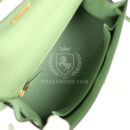 Hermes Kelly Sellier 25 Vert Criquet Epsom GHW