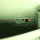 Hermes Kelly Sellier 25 Vert Criquet Epsom GHW