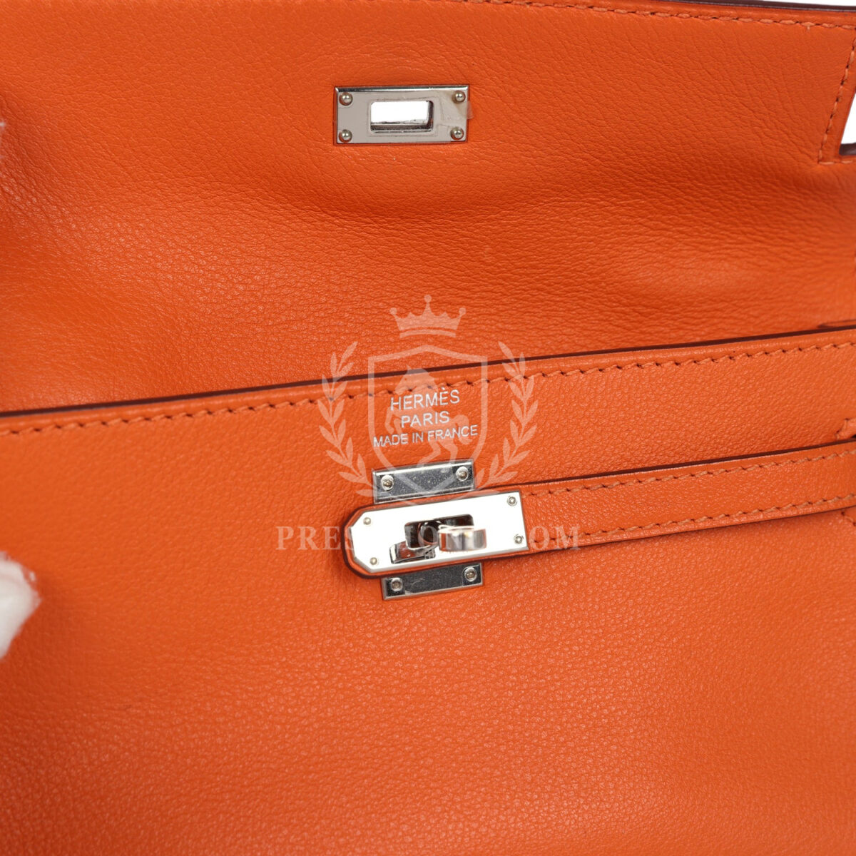 Hermes Micro Kelly 15 Orange Swift PHW — изображение 7
