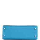 Hermes Kelly Sellier 25 Bleu Zanzibar Chevre PHW