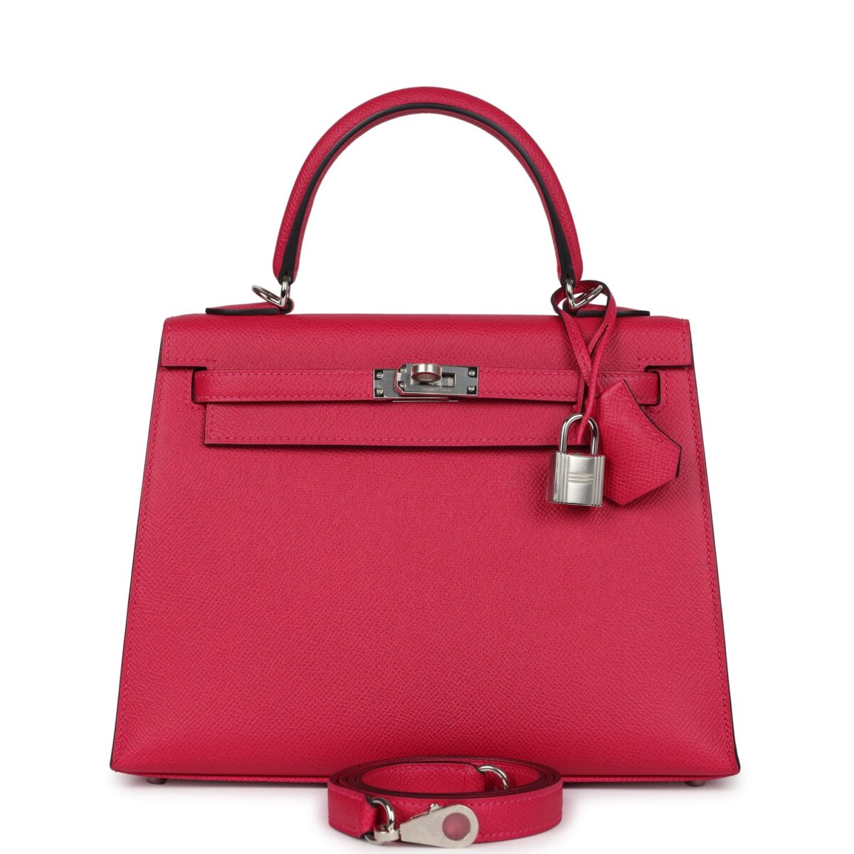 Hermes Kelly Sellier 25 Framboise Verso Epsom PHW