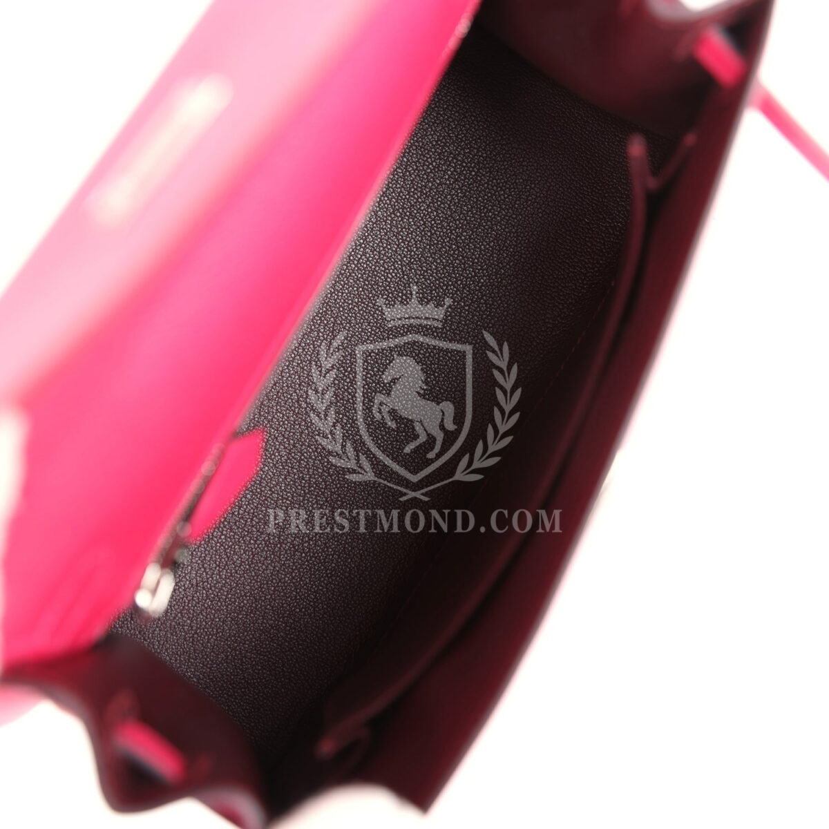 Hermes Kelly Sellier 25 Framboise Verso Epsom PHW — изображение 8