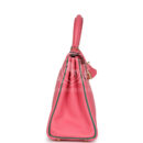 Hermes Special Order (HSS) Kelly Retourne 28 Rose Azalee and Vert Vertigo Swift GHW