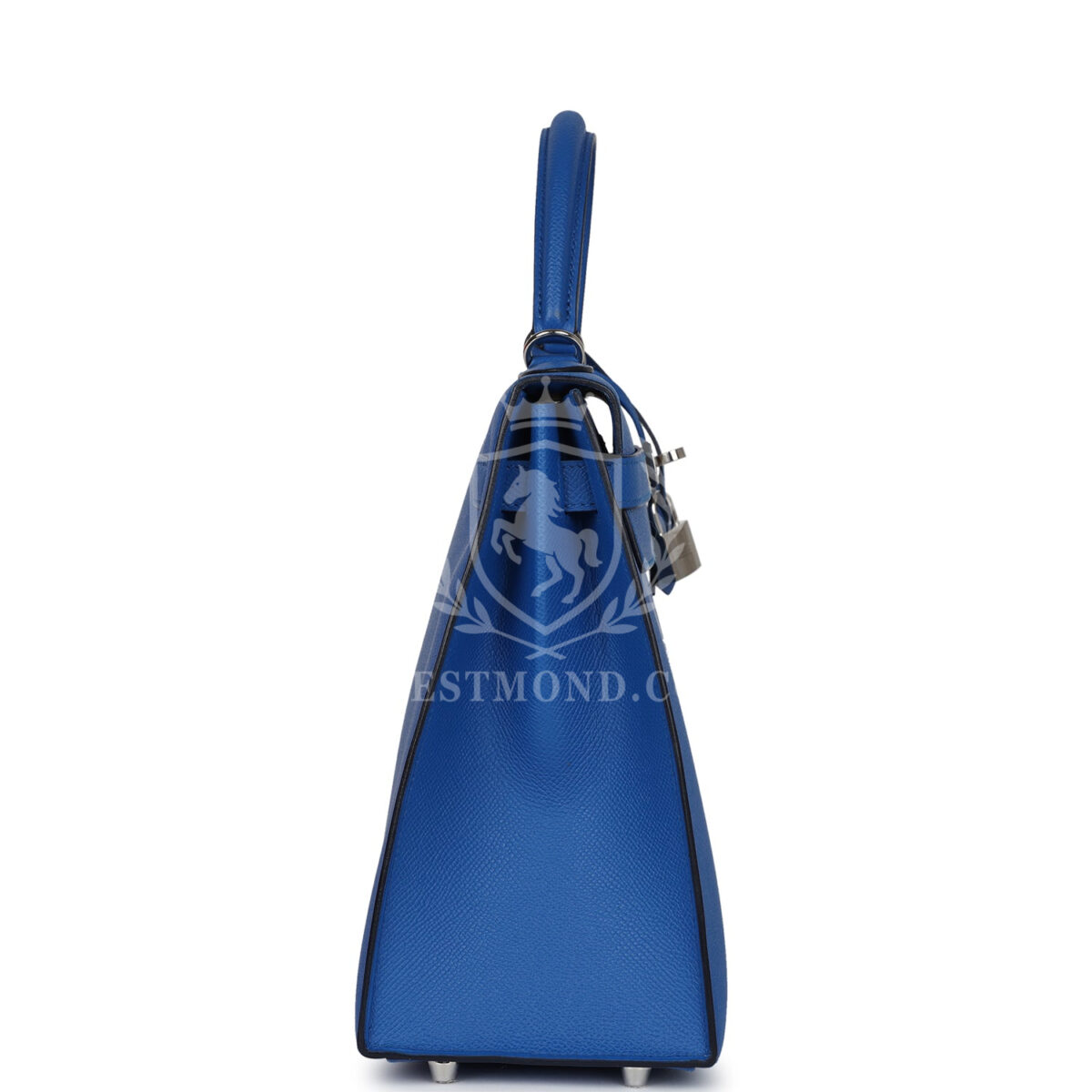 Hermes Kelly Sellier 32 Bleu France Epsom PHW — изображение 3