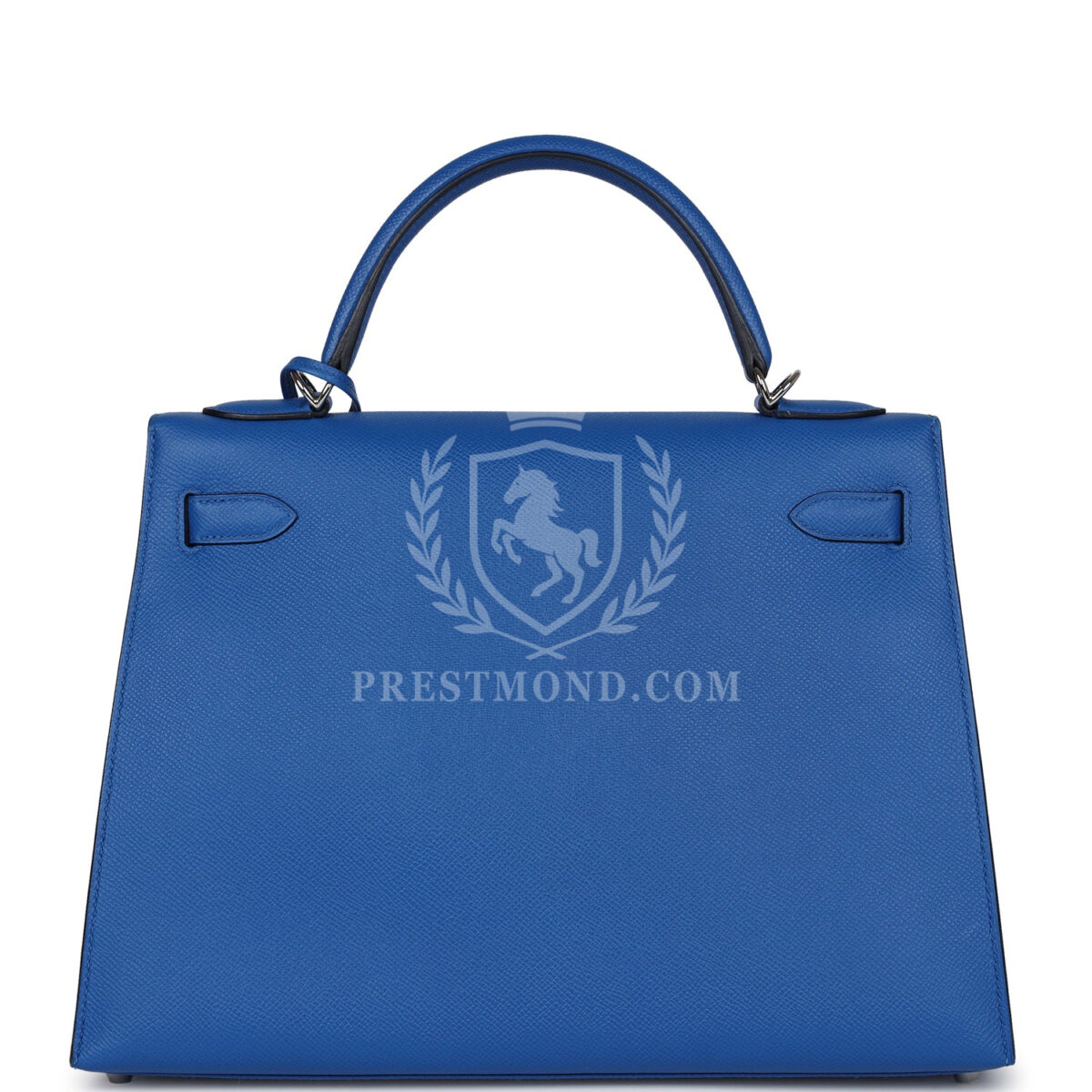 Hermes Kelly Sellier 32 Bleu France Epsom PHW — изображение 4