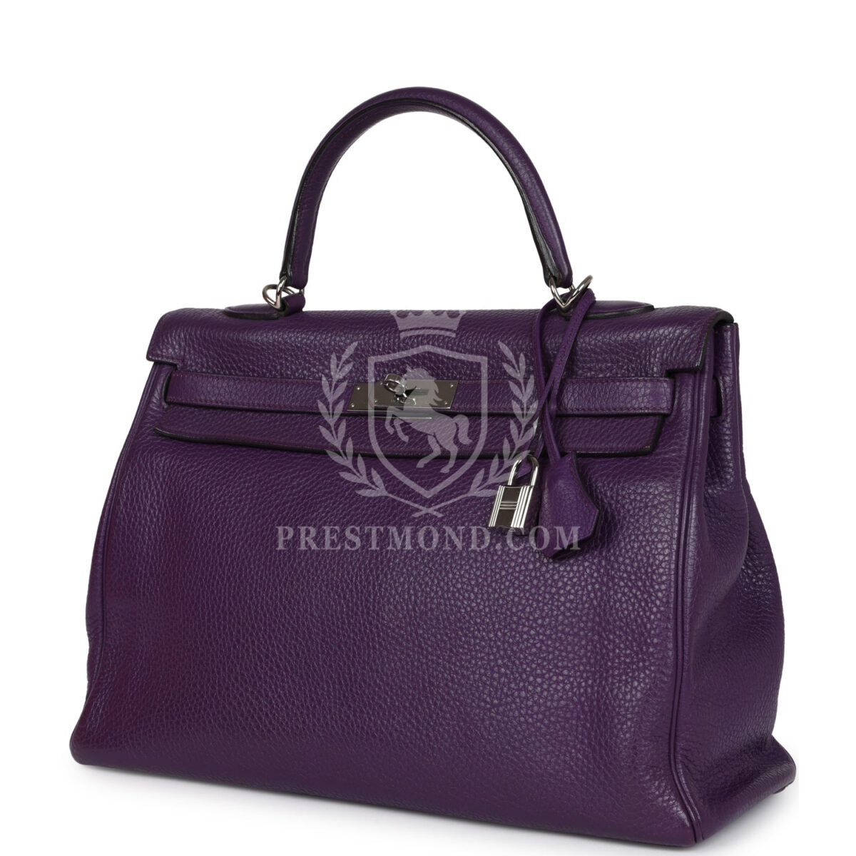 Hermes Kelly Retourne 35 Ultraviolet Clemence PHW — изображение 5