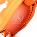 Hermes Kelly Retourne 28 Vibrato Orange Evercalf GHW