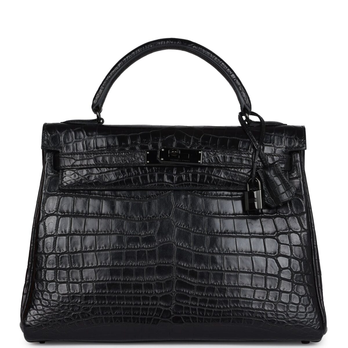 Hermes Kelly Retourne 32 BHW Matte Niloticus Crocodile BHW