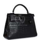 Hermes Kelly Retourne 32 BHW Matte Niloticus Crocodile BHW