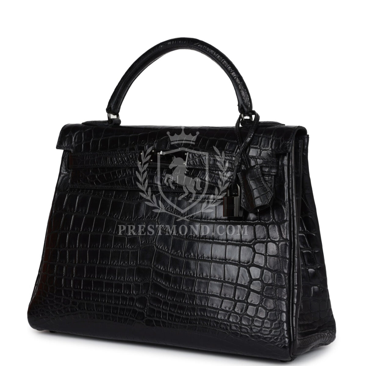 Hermes Kelly Retourne 32 BHW Matte Niloticus Crocodile BHW — изображение 5