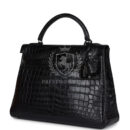 Hermes Kelly Retourne 32 BHW Matte Niloticus Crocodile BHW