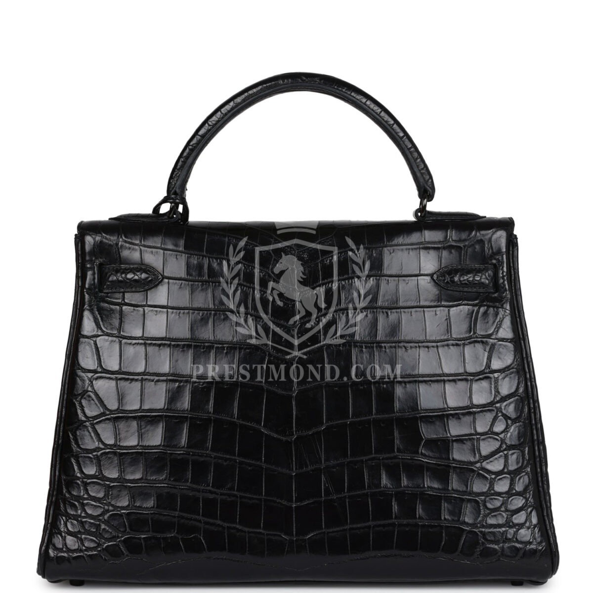 Hermes Kelly Retourne 32 BHW Matte Niloticus Crocodile BHW — изображение 4