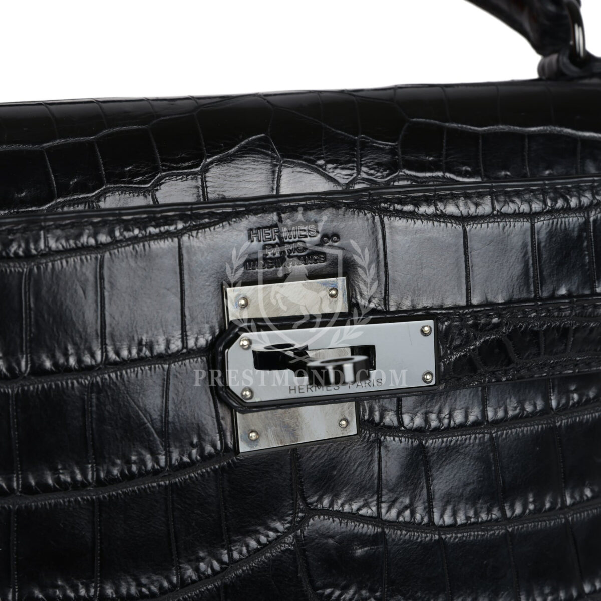 Hermes Kelly Retourne 32 BHW Matte Niloticus Crocodile BHW — изображение 7