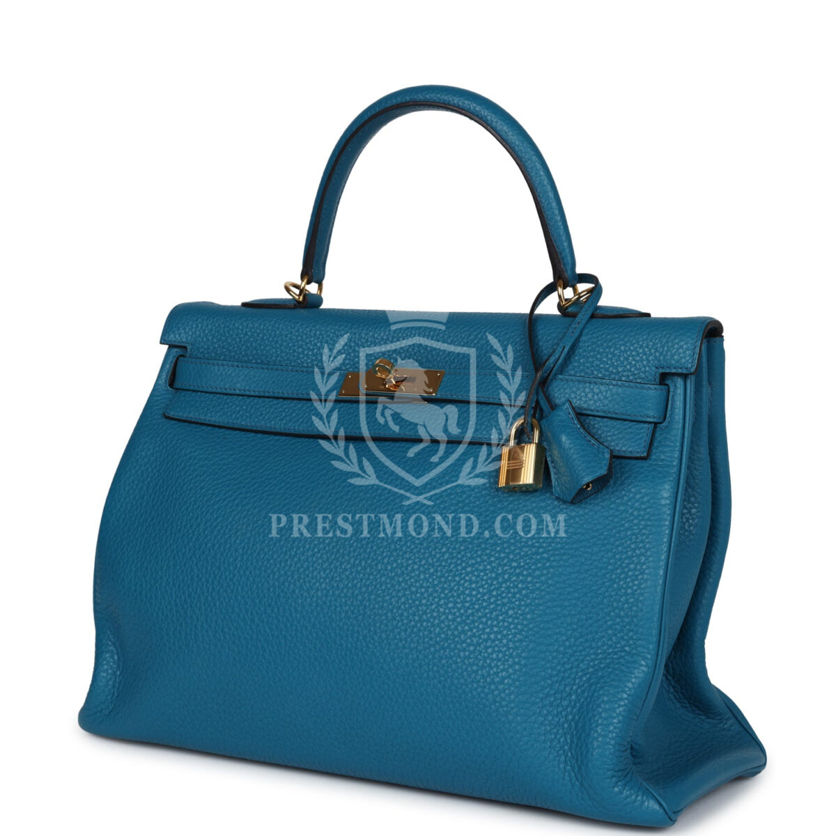 Hermes Kelly Retourne 35 Cobalt Clemence GHW — изображение 5