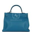 Hermes Kelly Retourne 35 Cobalt Clemence GHW