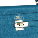 Hermes Kelly Retourne 35 Cobalt Clemence GHW