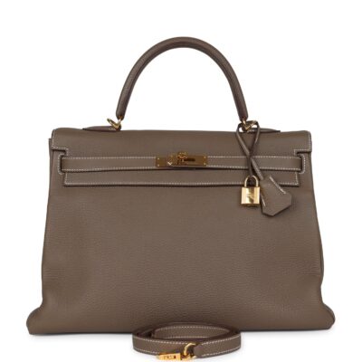 Hermes Kelly Retourne 35 Etoupe Togo GHW
