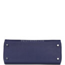 Hermes Kelly Retourne 28 Bleu Encre Verso Evercolor PHW