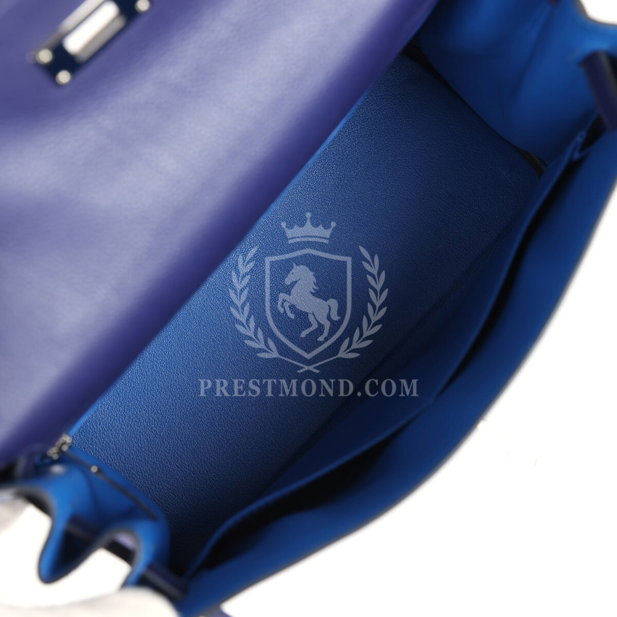 Hermes Kelly Retourne 28 Bleu Encre Verso Evercolor PHW — изображение 8