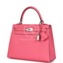 Hermes Kelly Sellier 25 Rose Azalee Epsom PHW