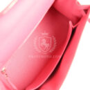 Hermes Kelly Sellier 25 Rose Azalee Epsom PHW