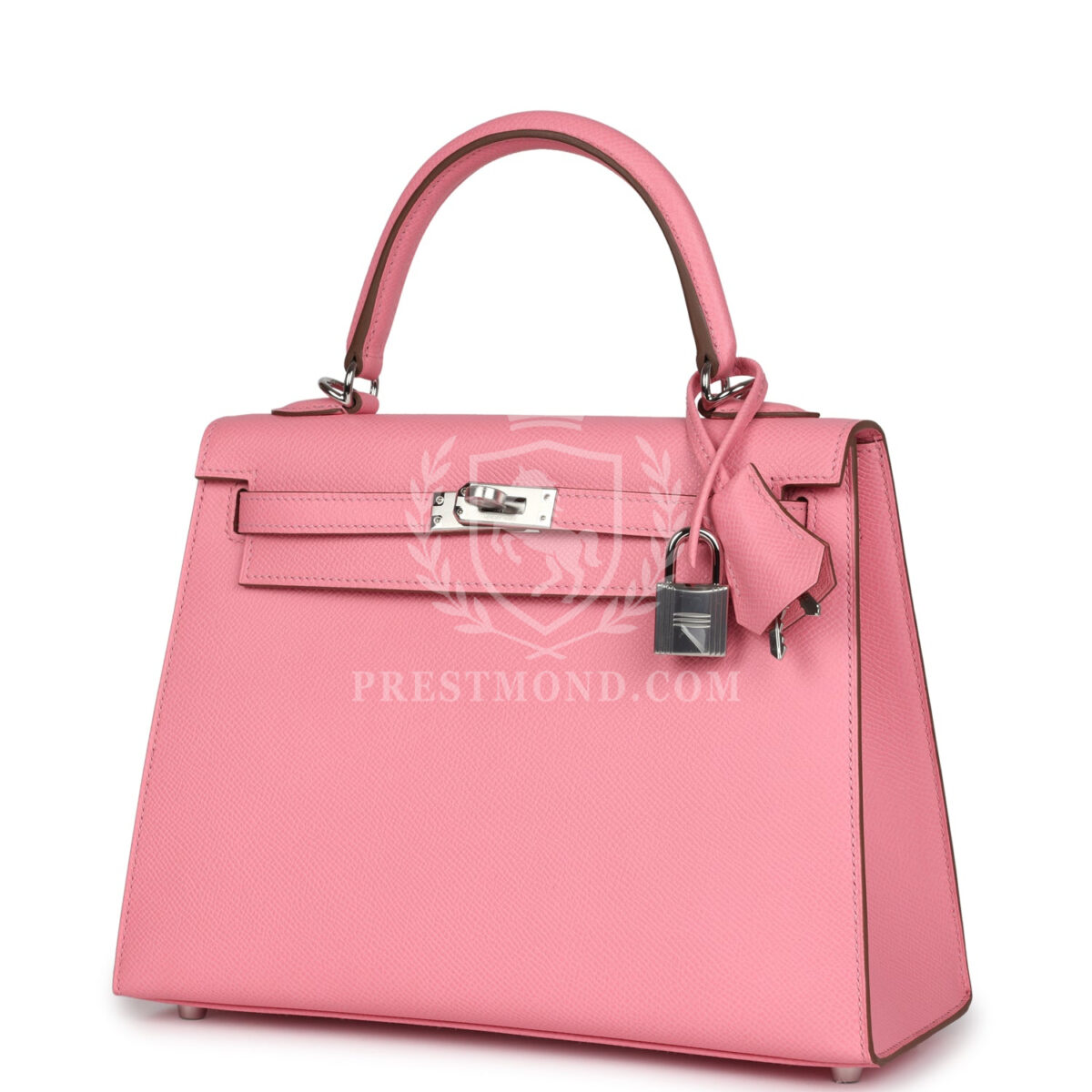 Hermes Kelly Sellier 25 Rose Confetti Epsom PHW — изображение 5