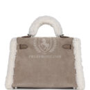 Hermes Teddy Kelly 20 Gris Caillou and Etoupe Swift PHW