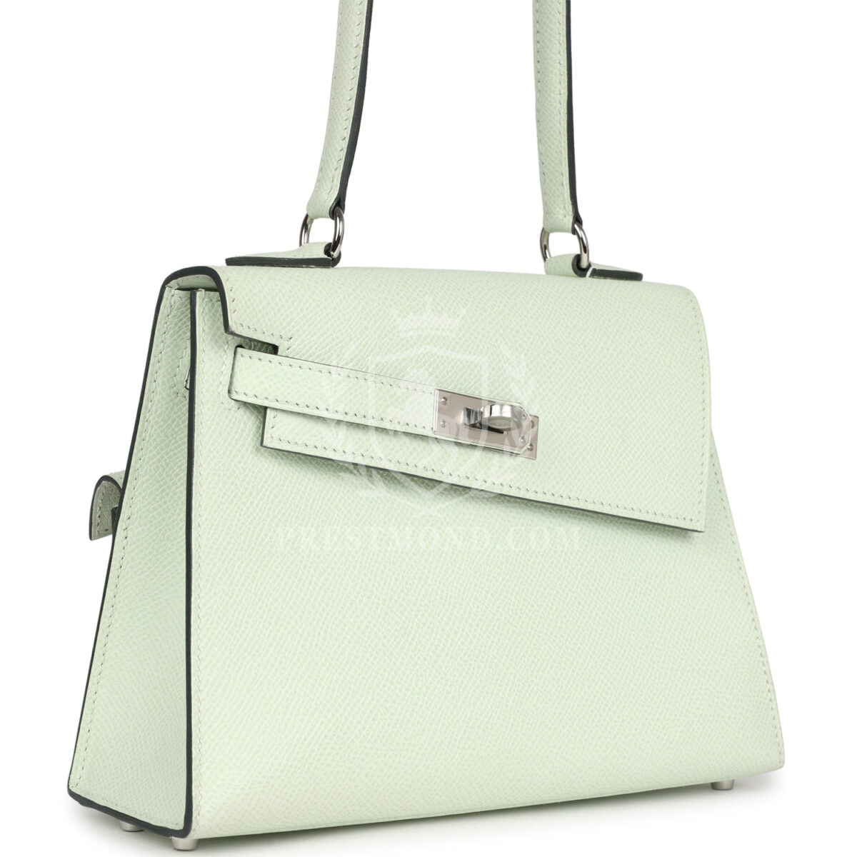 Hermes Kelly Sellier en Desordre 20 Vert Fizz Epsom PHW — изображение 3