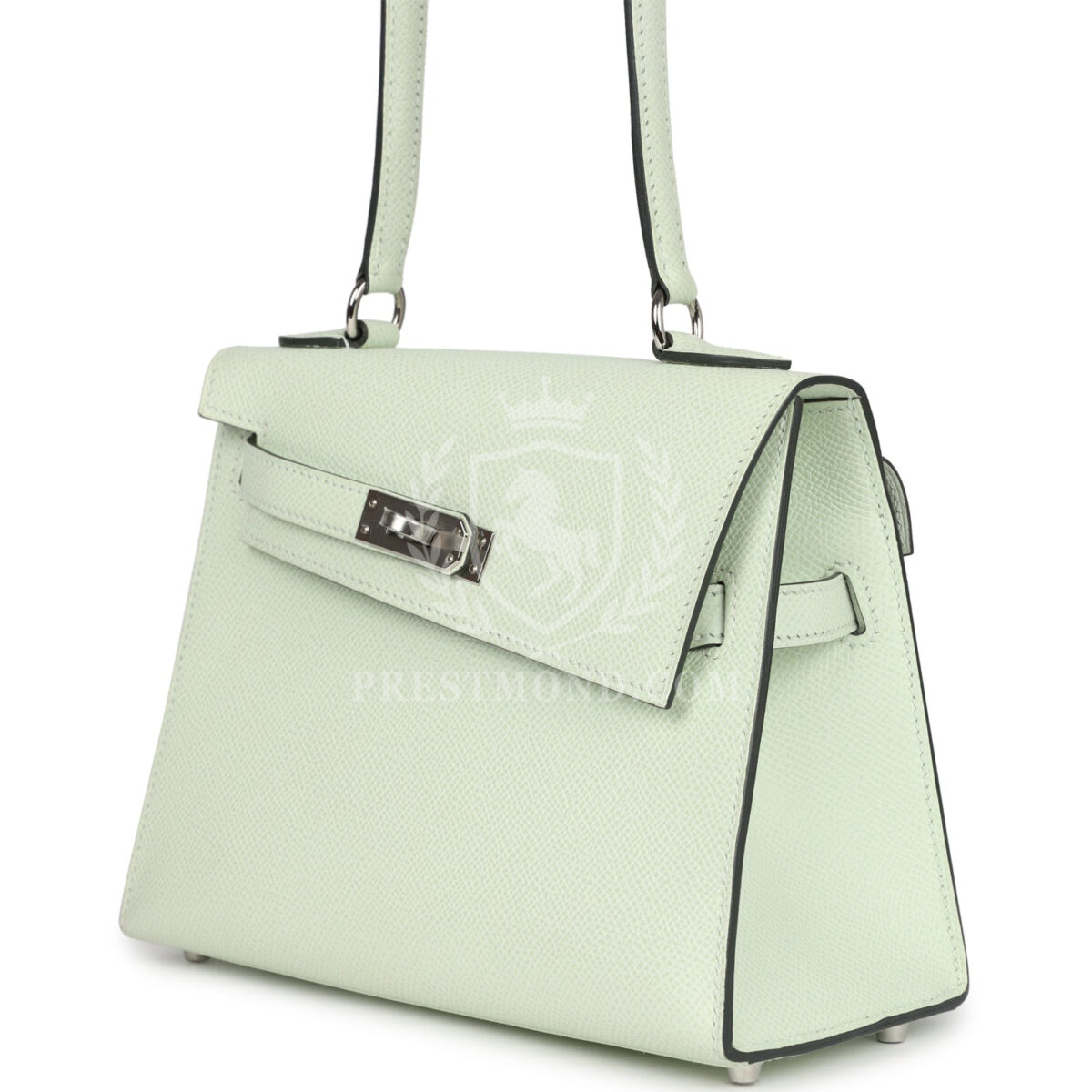 Hermes Kelly Sellier en Desordre 20 Vert Fizz Epsom PHW — изображение 4