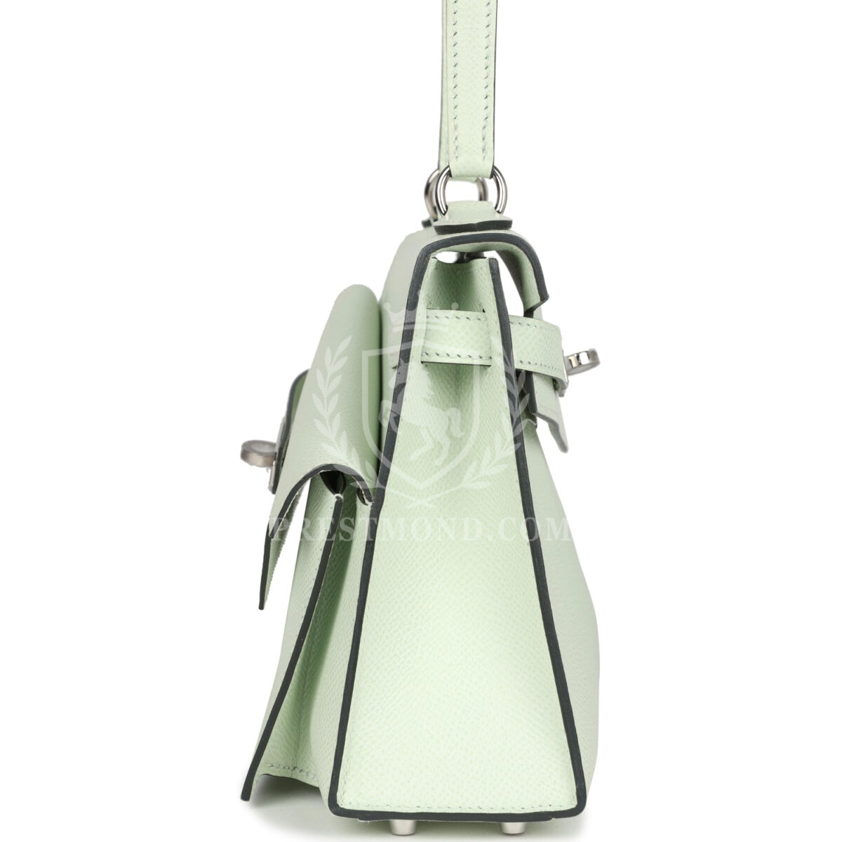 Hermes Kelly Sellier en Desordre 20 Vert Fizz Epsom PHW — изображение 5