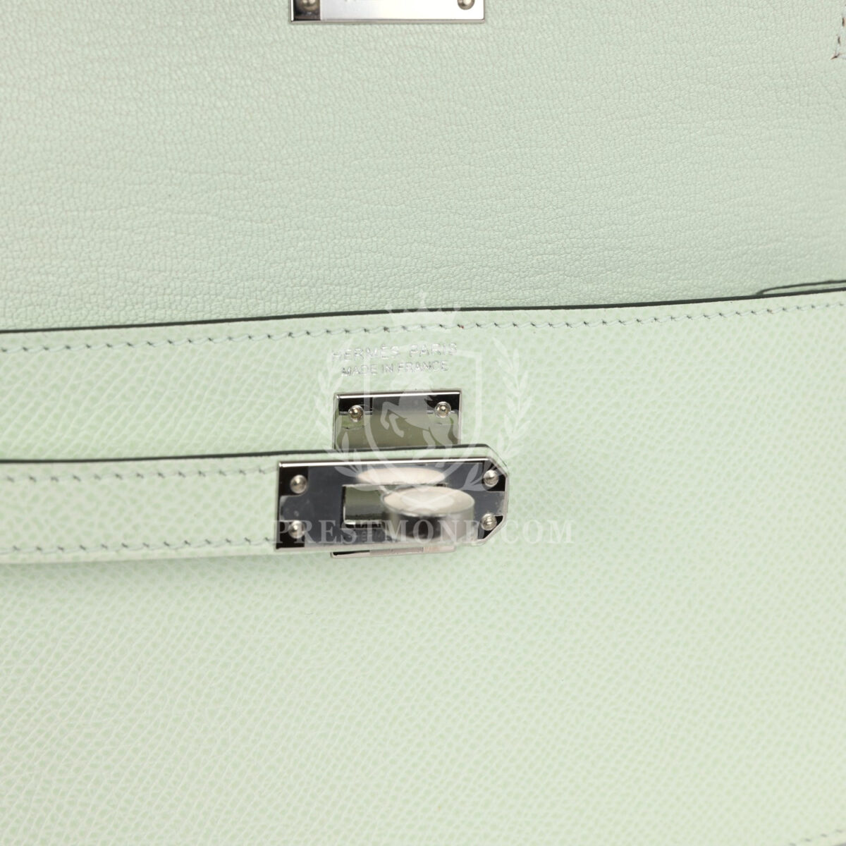 Hermes Kelly Sellier en Desordre 20 Vert Fizz Epsom PHW — изображение 10