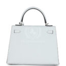 Hermes Kelly Sellier 25 Gris Platine Epsom EHW