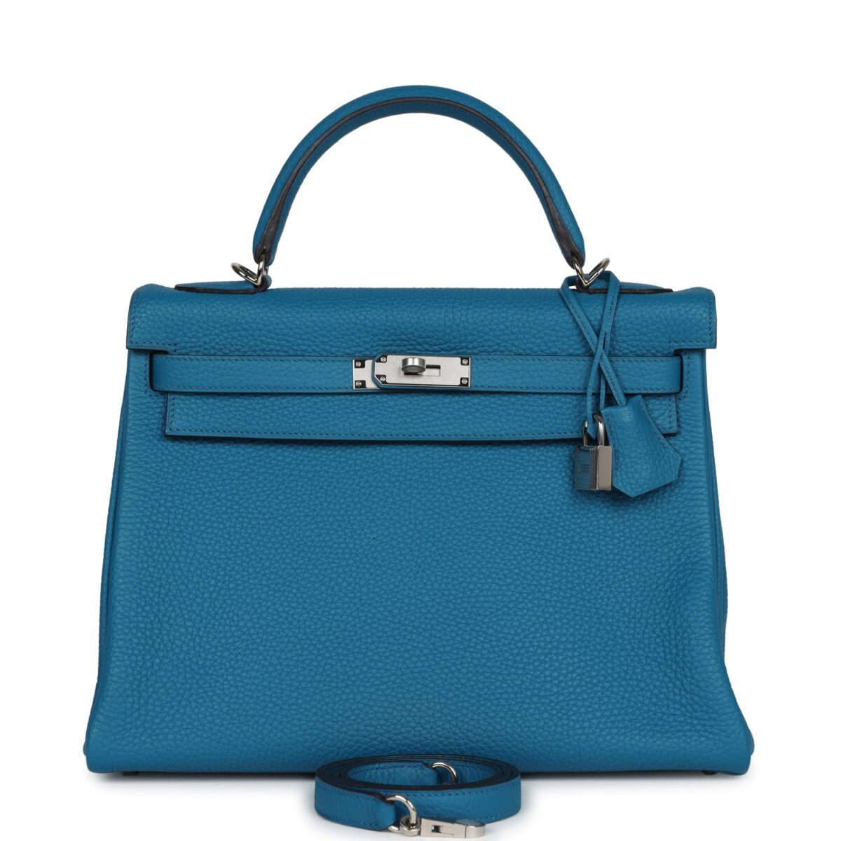Hermes Kelly Retourne 32 Cobalt Clemence PHW