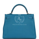 Hermes Kelly Retourne 32 Cobalt Clemence PHW