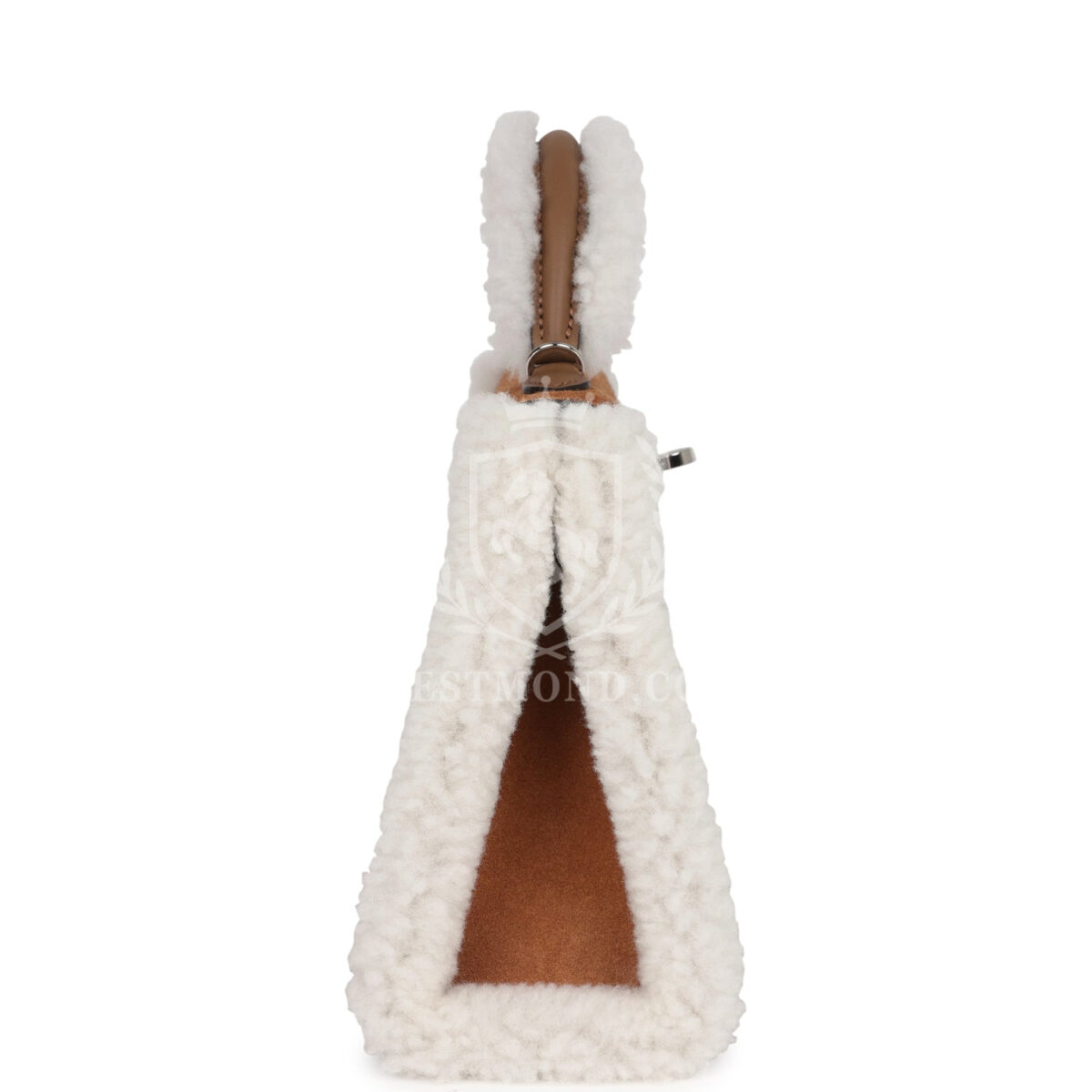 Hermes Teddy Kelly 20 Chamois Shearling and Swift PHW — изображение 3