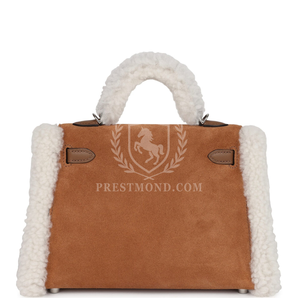 Hermes Teddy Kelly 20 Chamois Shearling and Swift PHW — изображение 4
