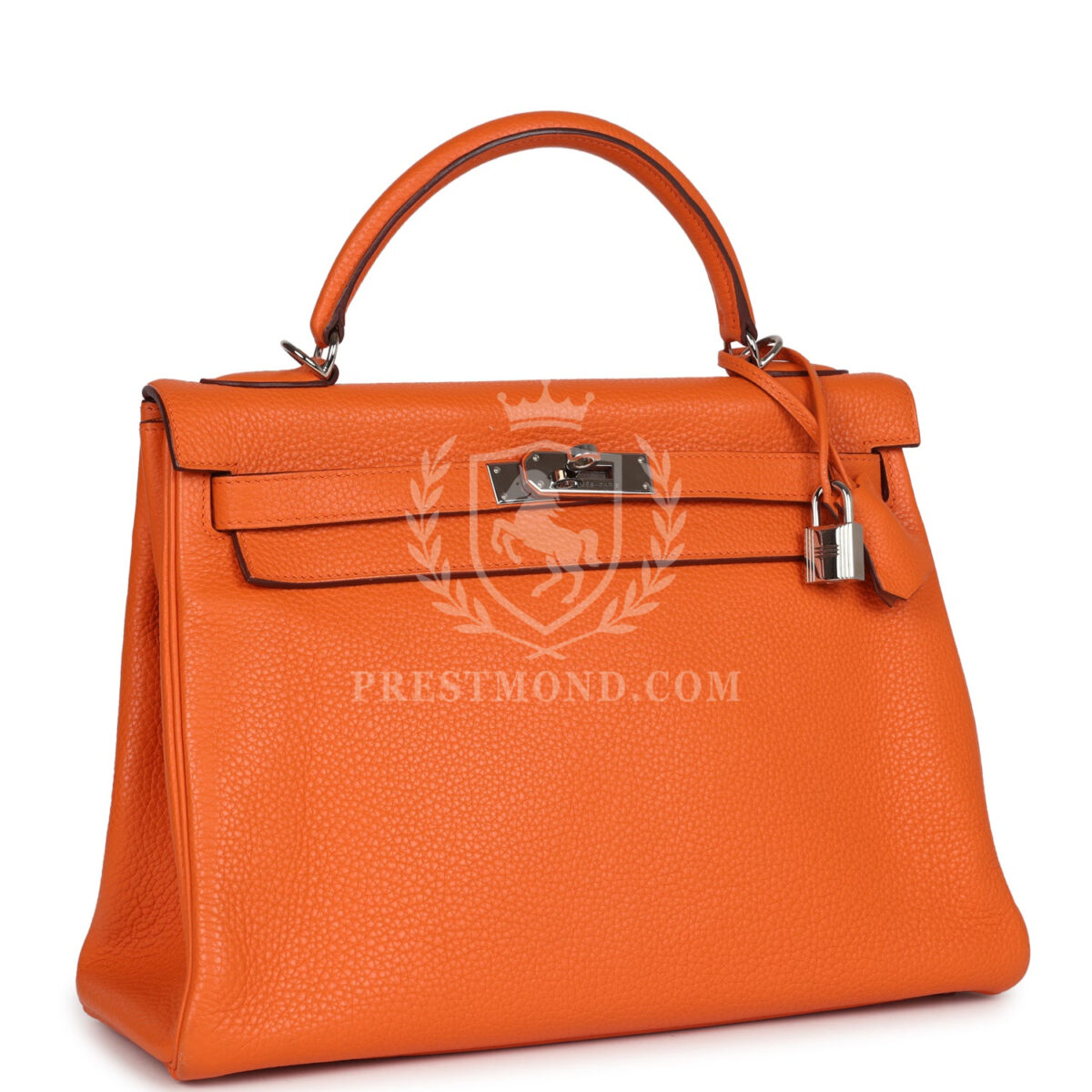 Hermes Kelly Retourne 32 Orange Togo PHW — изображение 2