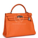 Hermes Kelly Retourne 32 Orange Togo PHW