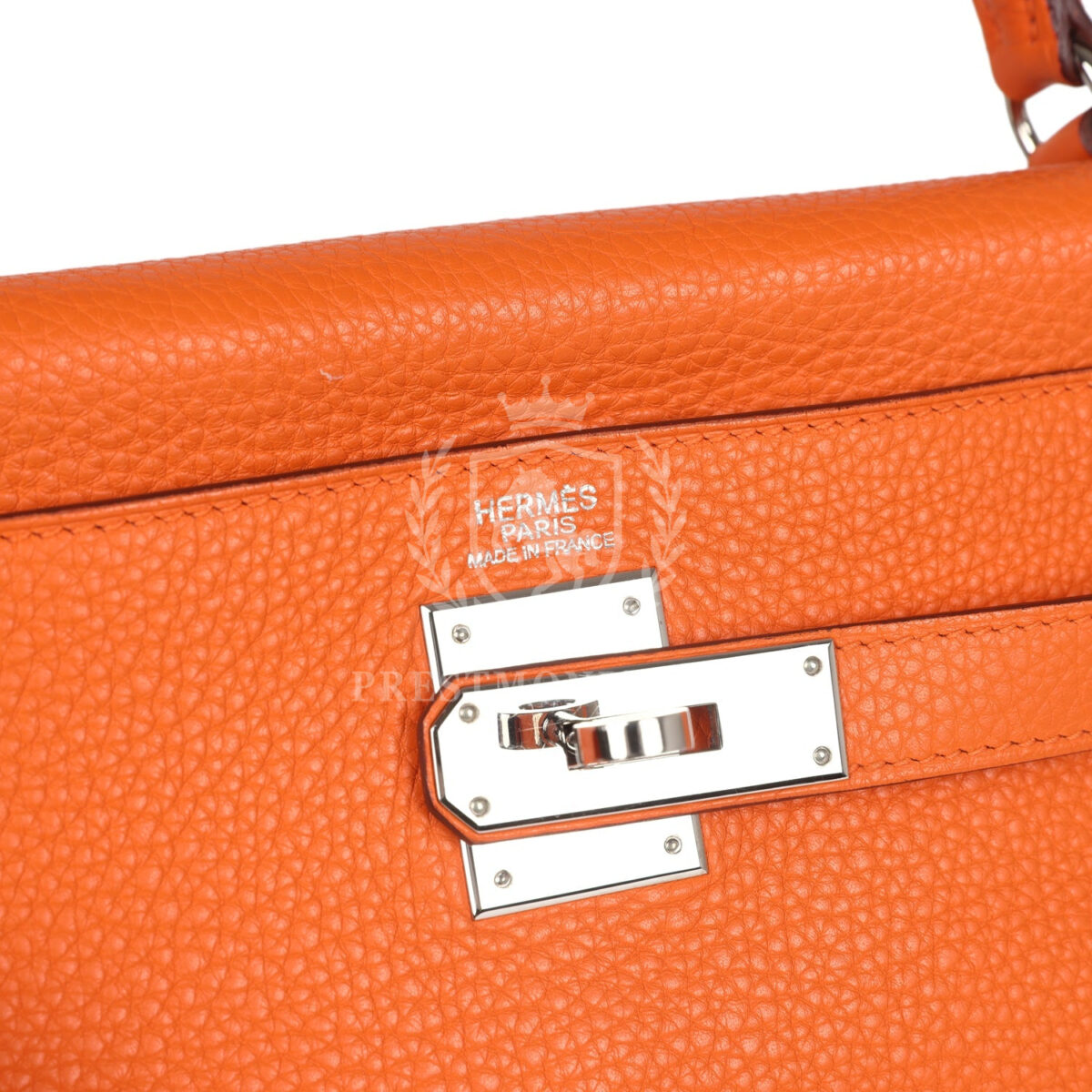 Hermes Kelly Retourne 32 Orange Togo PHW — изображение 7