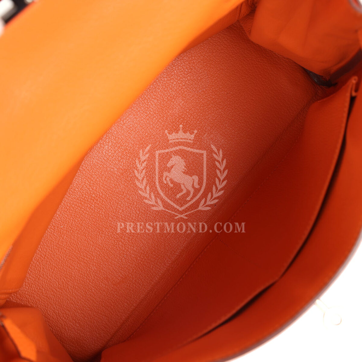 Hermes Kelly Retourne 32 Orange Togo PHW — изображение 8