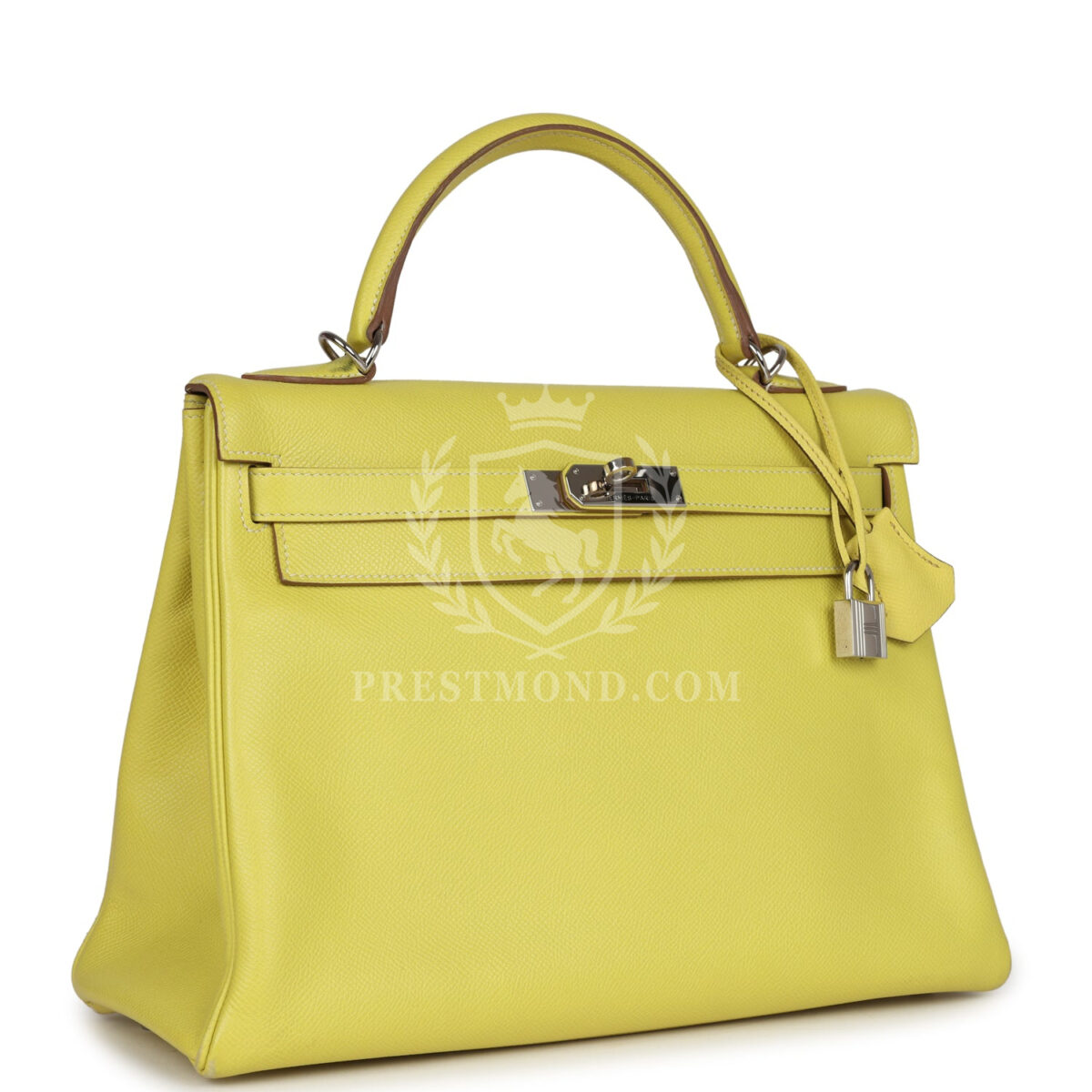 Hermes Kelly Retourne 32 Lime Candy Epsom PHW — изображение 2
