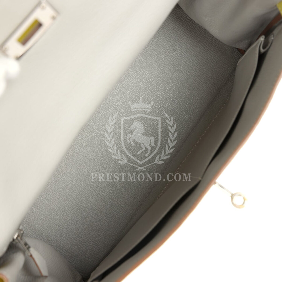 Hermes Kelly Retourne 32 Lime Candy Epsom PHW — изображение 8