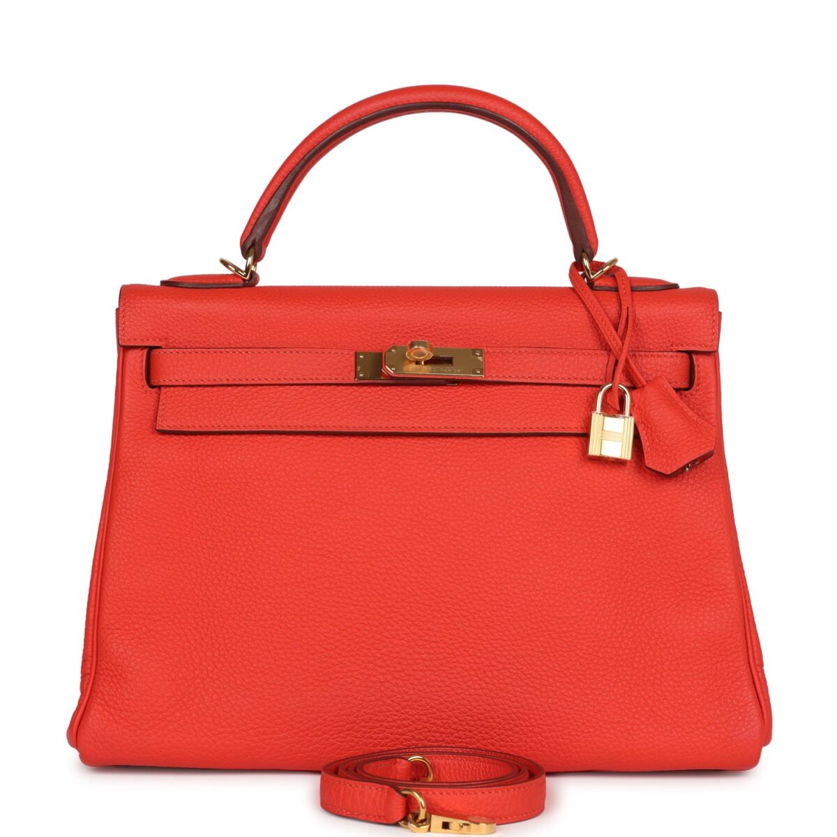 Hermes Kelly Retourne 32 Capucine Togo GHW