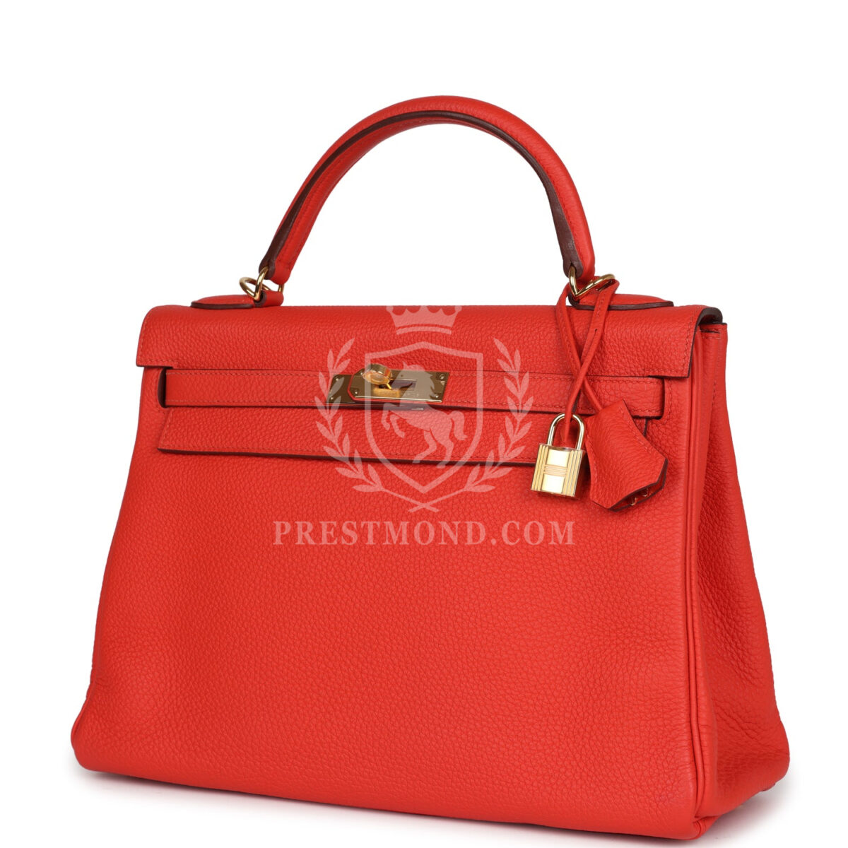 Hermes Kelly Retourne 32 Capucine Togo GHW — изображение 5